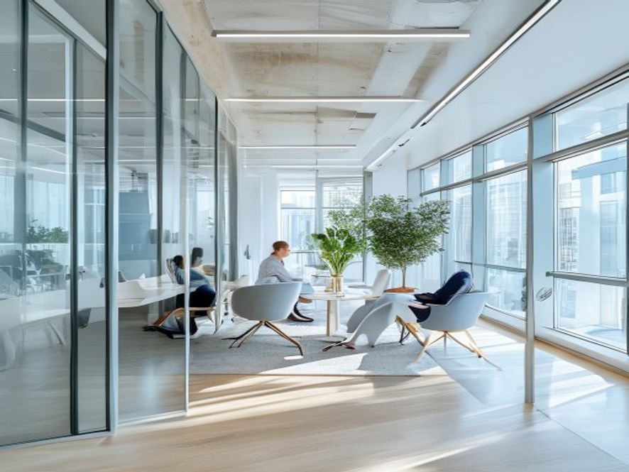 NORDIC consultants in modern Scandinavian office